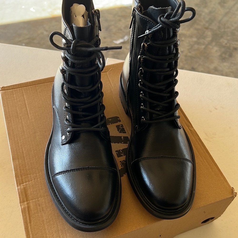 NEW J75 by Jump Men's Cylinder Leather Motorcycle Work Boot size 7